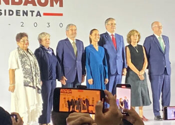 Claudia Sheinbaum presenta a los primeros 6 que integrarán su gabinete