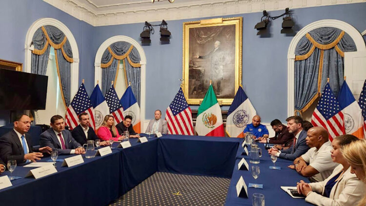 Gira de Trabajo del Gobierno de Transición de Puebla en Nueva York fortalece la Seguridad Estatal