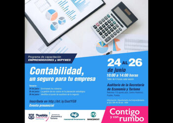 Ayuntamiento de Puebla invita al taller “Contabilidad, un seguro para tu empresa”