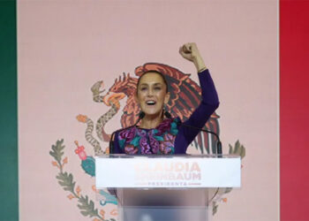 Por decisión del pueblo de México, Claudia Sheinbaum se convierte en la primera Presidenta de la República