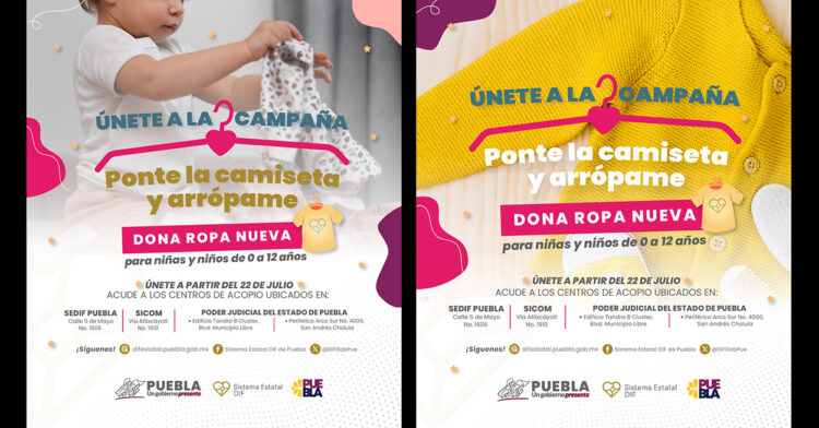 Anuncia SEDIF campaña de donación de ropa para niñas y niños de casas de Asistencia