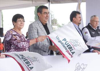 Con inicio de obras en Vía Atlixcáyotl, Sergio Salomón continúa estrategia de movilidad metropolitana