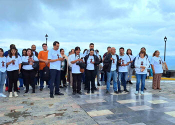 Colaboradores de la UAG realizan peregrinación a Cristo Rey de Guanajuato