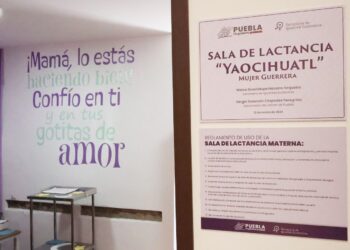 Fomenta gobierno de Puebla espacios dignos para lactancia materna en administración pública