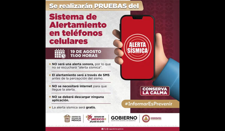 Sonará alerta sísmica hoy como parte del simulacro nacional el 19 de septiembre