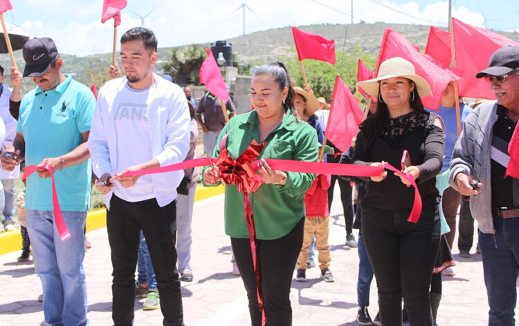 Edil de Cañada Morelos culmina obras en Garcías