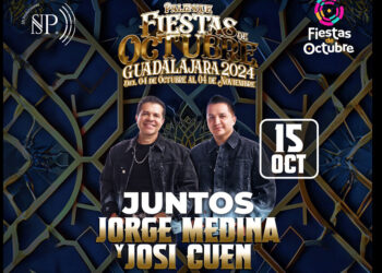 “Juntos”: Jorge Medina y Josi Cuen en el Palenque Fiestas de Octubre