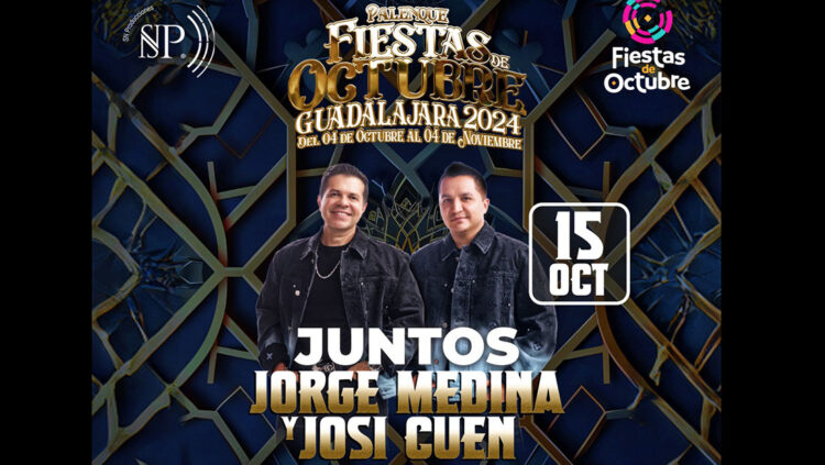“Juntos”: Jorge Medina y Josi Cuen en el Palenque Fiestas de Octubre