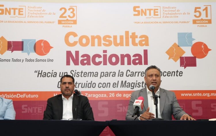El SNTE en Puebla participará en la Consulta Nacional hacia un Sistema para la Carrera Docente