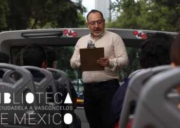 Las bibliotecas México y Vasconcelos invitan a disfrutar del segundo paseo en Turibús con la temática “Literatura y streaming”
