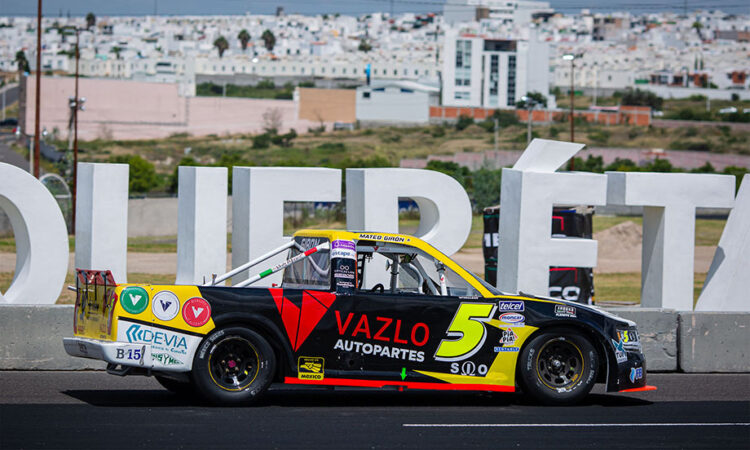 Mateo Girón, tomó podio y boleto a playoffs de Trucks México Series en Querétaro