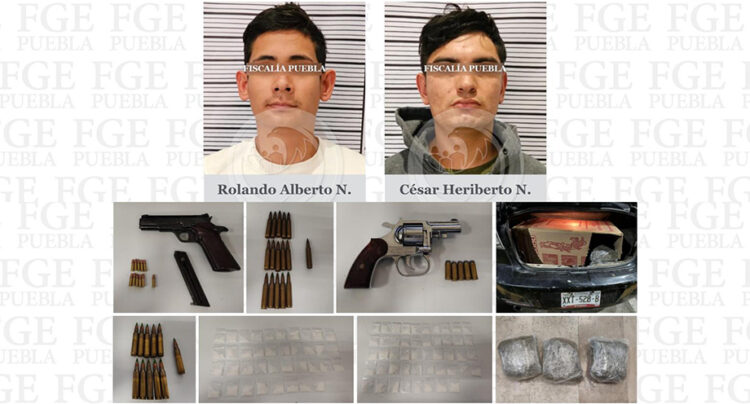 Vinculados a proceso detenidos con droga y armamento en Romero Vargas