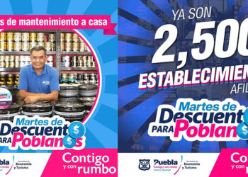Más de 2 mil 500 negocios en martes de descuento para beneficio de las familias poblanas