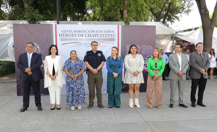 Encabeza Angon ceremonia por el CLXXVII Aniversario de la gesta heroica de los Niños Héroes de Chapultepec