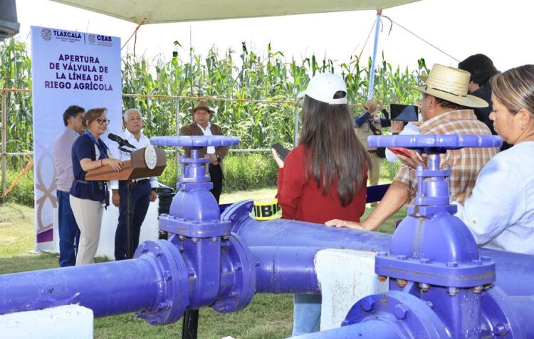 Cuenta Tepetitla con líneas de riego agrícola de plantas de tratamiento de aguas