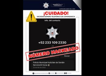 Hackean número telefónico de la comandancia de Huitzilan de Serdán