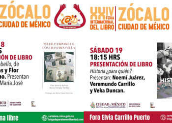 En la FIL Zócalo 2024, el INEHRM presentará los libros Nellie Campobello, con Francisco Villa e Historia ¿para quién?