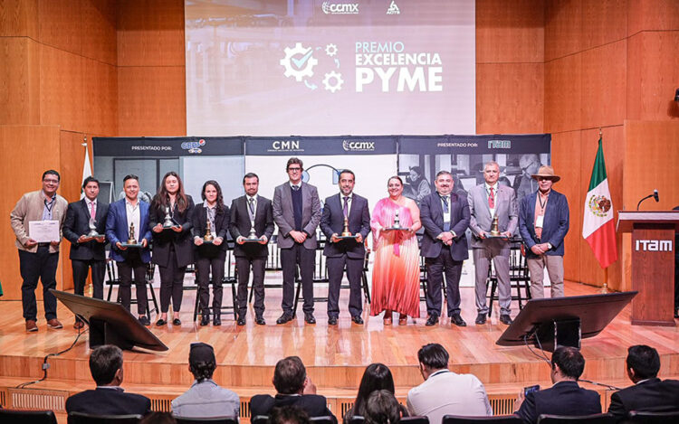 Pymes mexicanas reciben el Premio a la Excelencia Pyme otorgado por el CCMX