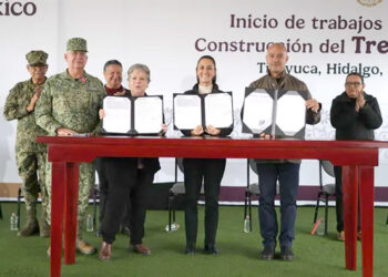 Presidenta Claudia Sheinbaum inicia trabajos preliminares para construcción del Tren México- Pachuca