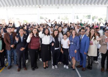 Reactiva Lupita Cuautle Torres el programa “Escuela sin Violencia” en San Andrés Cholula