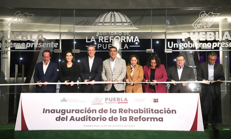 Con rescate del Auditorio de la Reforma, gobierno estatal cuida patrimonio de poblanos