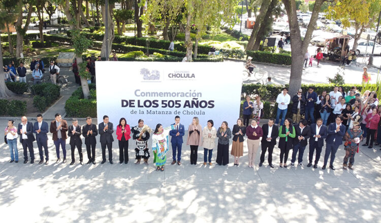 Conmemora Ayuntamiento 505 años de la Matanza de Cholula