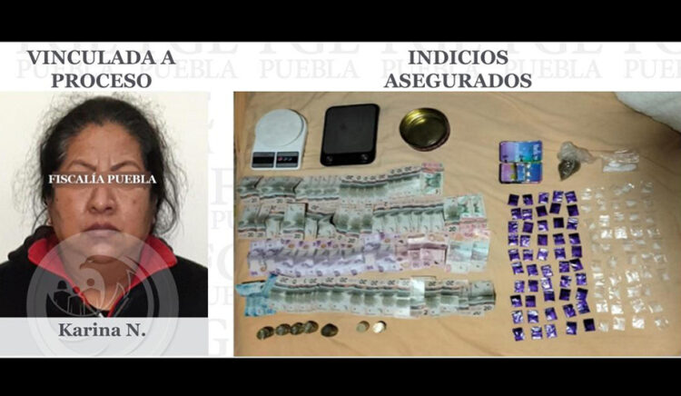 Detenida en Texmelucan con marihuana y metanfetamina