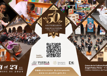 Con programación especial, Casa de la Cultura de Puebla celebra su 50 aniversario