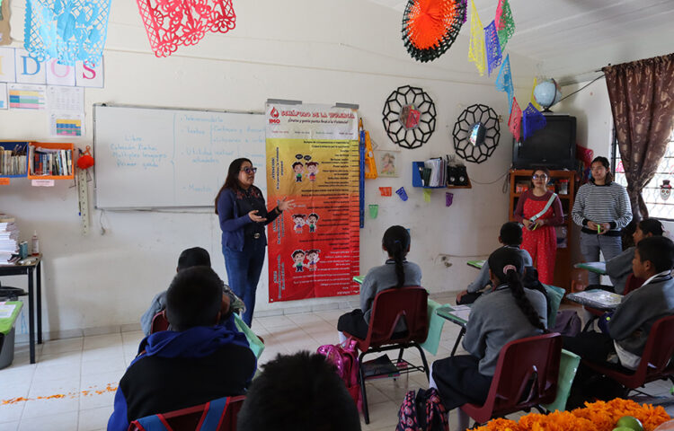 Concientizan a estudiantes con plática sobre «Acoso Escolar»