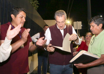 Construirá Pepe Chedraui red de alcantarillado pluvial en la colonia Santa Cruz Los Ángeles