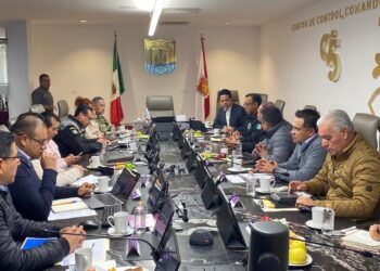 Acuerdan autoridades fortalecer seguridad durante comicios extraordinarios en Tetla y Tecopilco