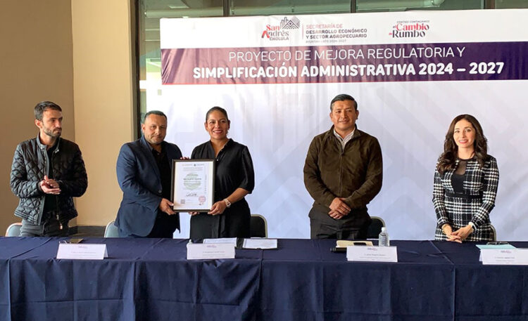 Impulsa gobierno de Puebla mejora regulatoria en San Andrés Cholula