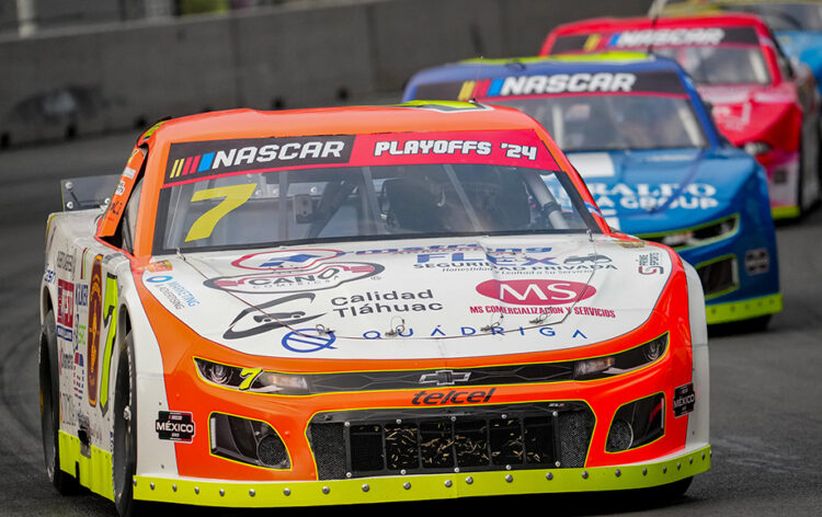 Tiene Xavi Razo su mejor año como profesional en campaña 2024 de NASCAR México Series