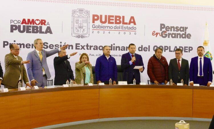 Instalan Comité de Planeación para el Desarrollo del Estado de Puebla