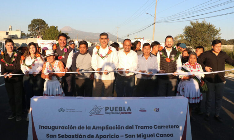 Mejora gobierno de Sergio Salomón movilidad en juntas auxiliares de Puebla capital