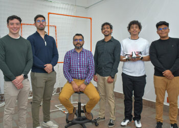 Estudiantes UDLAP suben a pódium en la carrera de drones del INAOE