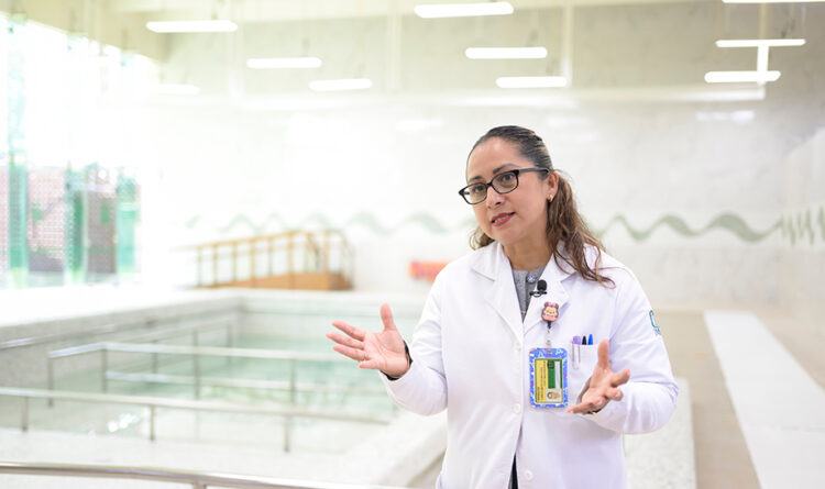 UMAE “Dr. Victorio de la Fuente Narváez” Traumatología, Ortopedia y Rehabilitación del IMSS ahorra 350 mil litros de agua al mes con planta de reciclaje