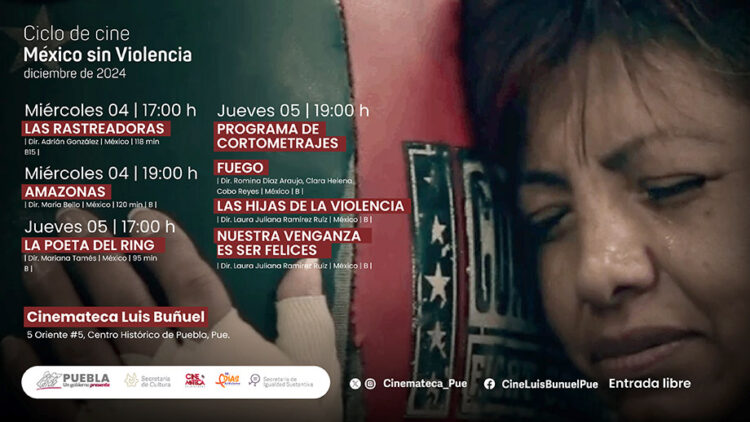 En Cinemateca “Luis Buñuel”, Cultura presentará ciclo “México sin Violencia”