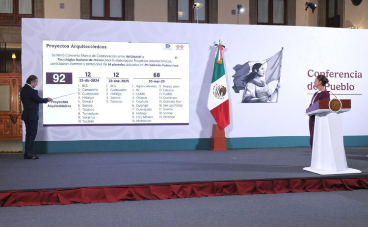Director general del INFONAVIT presenta avances de la construcción de viviendas y congelamientos de créditos