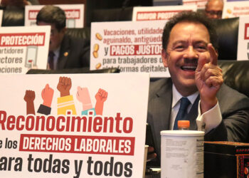A la 4T en el Senado da otro paso fundamental para garantizar y proteger los derechos laborales: Ignacio Mier