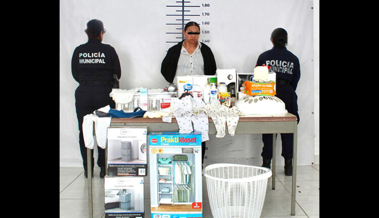 Detiene Policía de San Andrés Cholula a presunta responsable de robo a comercio