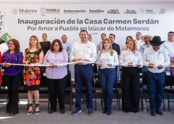 Alejandro Armenta inaugura la tercera de 27 Casas Carmen Serdán