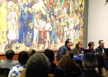 Presentan hallazgos del mural Sueño de una tarde dominical en La Alameda Central