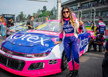Regina Sirvent y el Dynamic Motorsports, inician temporada 2025 de NASCAR México en la “San Luis Capital 200”
