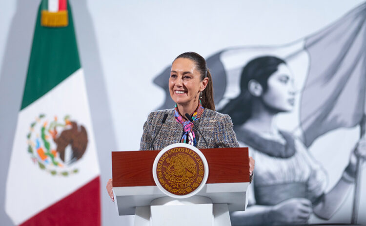 Sheinbaum: gracias a que se acabó el régimen de corrupción y privilegios, en enero de 2025 la recaudación cumplió al 100.2% con la ley de ingresos