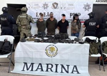 90 mil dosis de droga aseguradas y 100 detenidos en operativos en Sonora