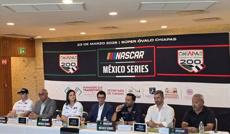 Se presentó la Chiapas extraordinario por naturaleza 200, segunda fecha de Nascar México 2025