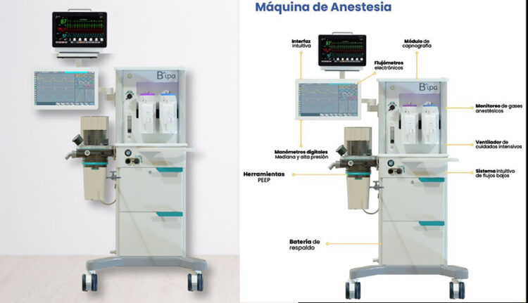 B’ipa, la primera máquina de anestesia 100% mexicana