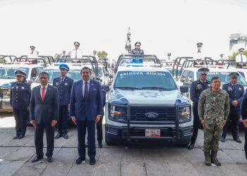 Vivienda y mejores prestaciones para la policía auxiliar y estatal: Armenta