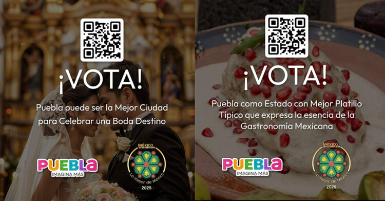 Puebla, nominada a Mejor Ciudad para Celebrar una Boda Destino